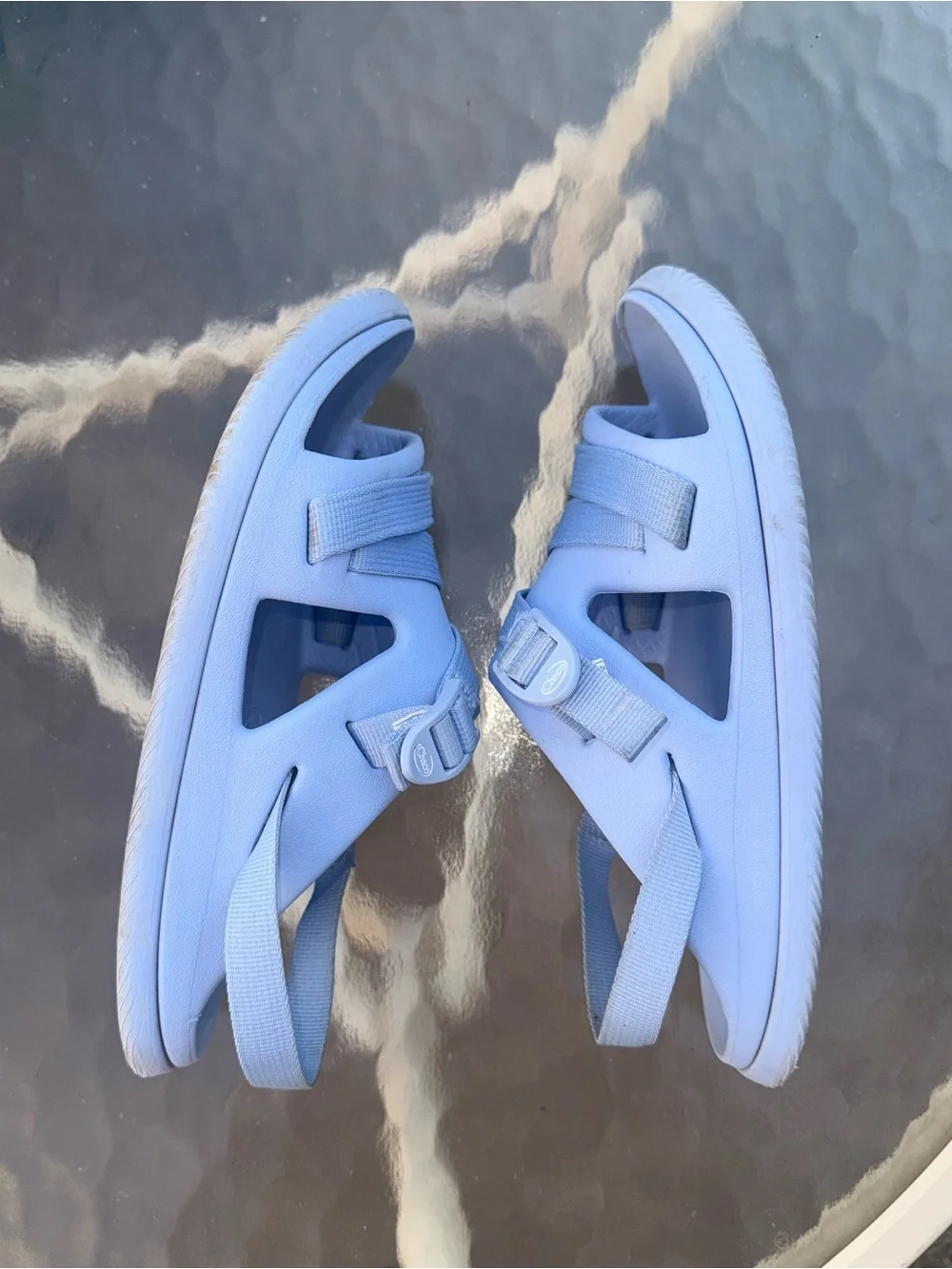 Chaco Kids Light Blue Strappy Sandals